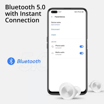 DIZO by Realme Techife GoPods D with Environment Noise Cancellation (ENC) Bluetooth Headset DIZO by Realme Techife GoPods D with Environment Noise Cancellation (ENC) Bluetooth Headset